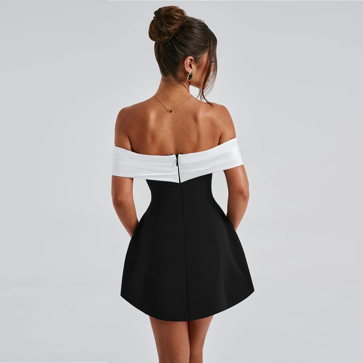 Shevella stunning bow mini dress